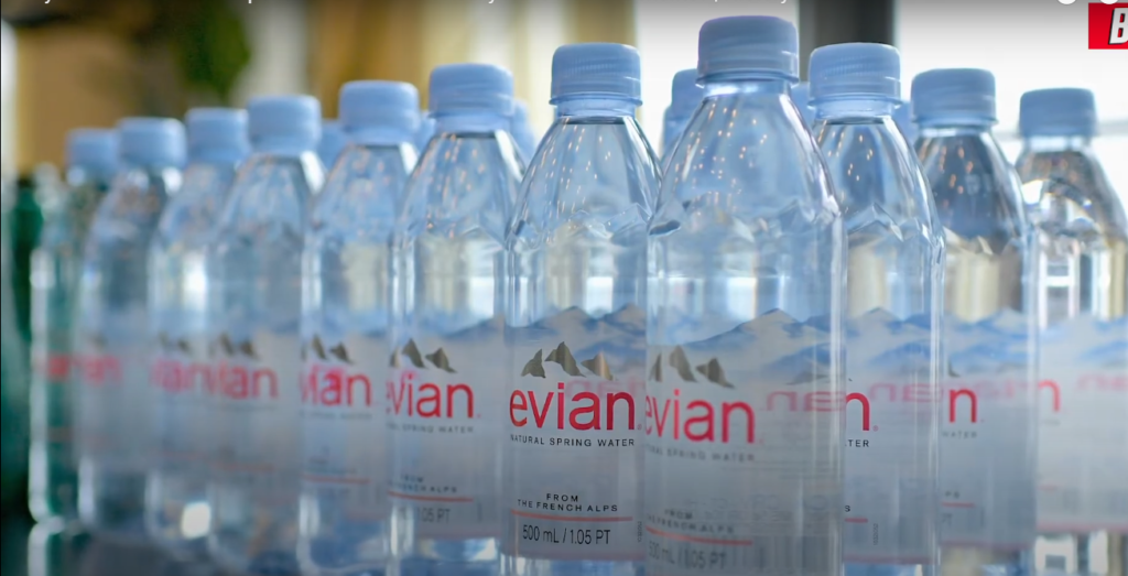  Evian Water 