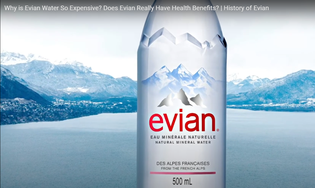  Evian Water 