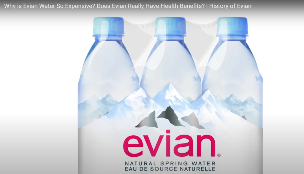  Evian Water 